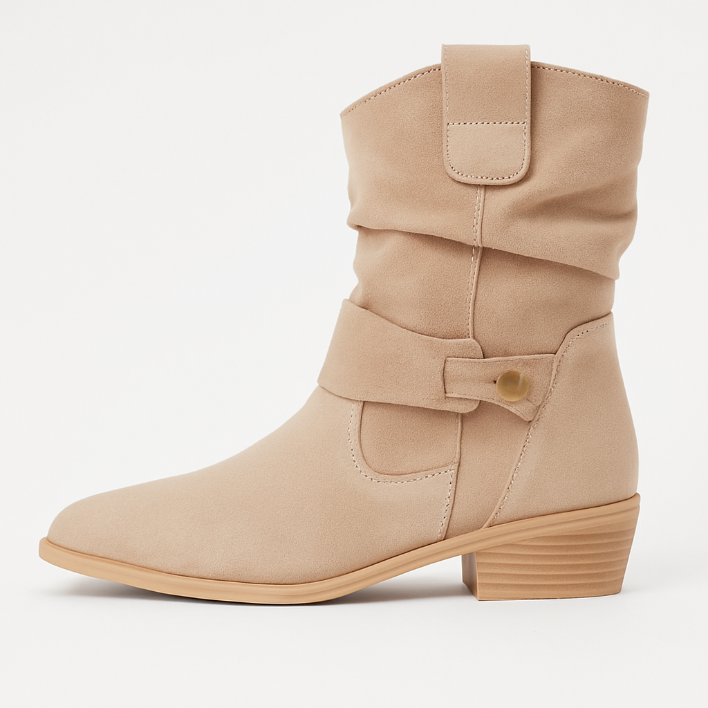AMARÉL | Eleganckie Zamszowe Botki
