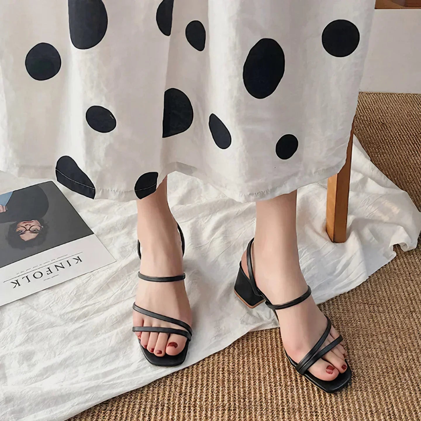 MULE CAMILA WYPCHNIĘTA