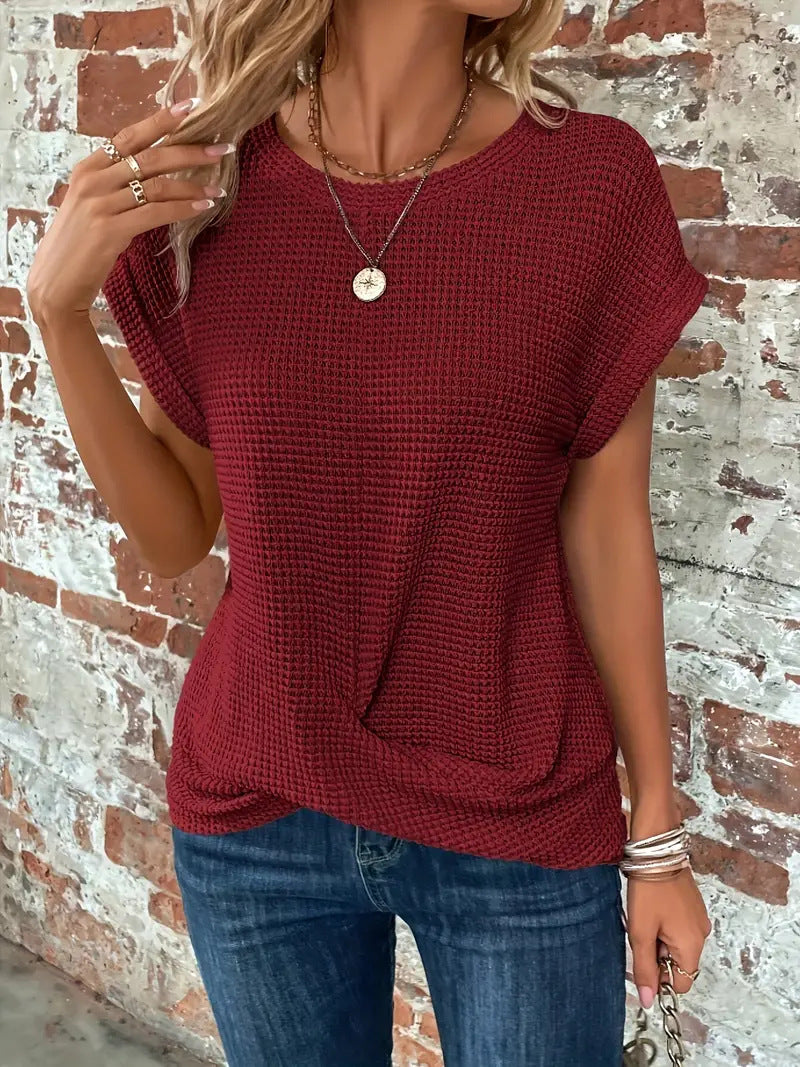 Sophie - T-shirt z okrągłym dekoltem w kształcie serca